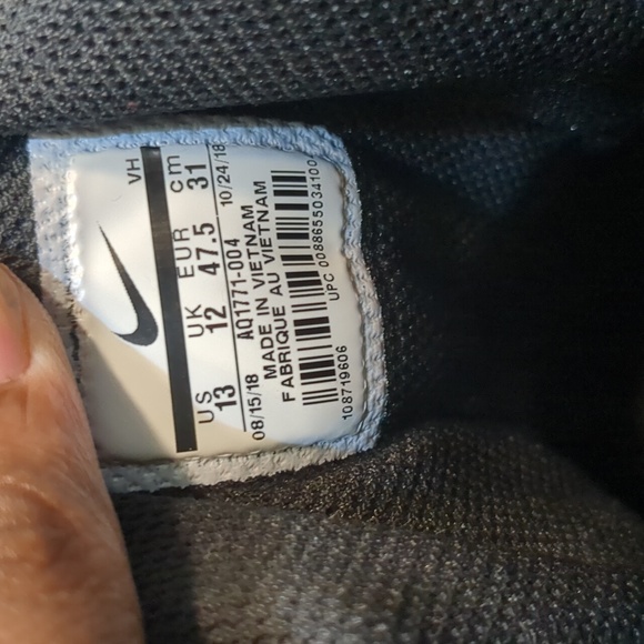 Nike Ebernon Mid Premium Black/White/Gum Shoes - Picture 7 of 13